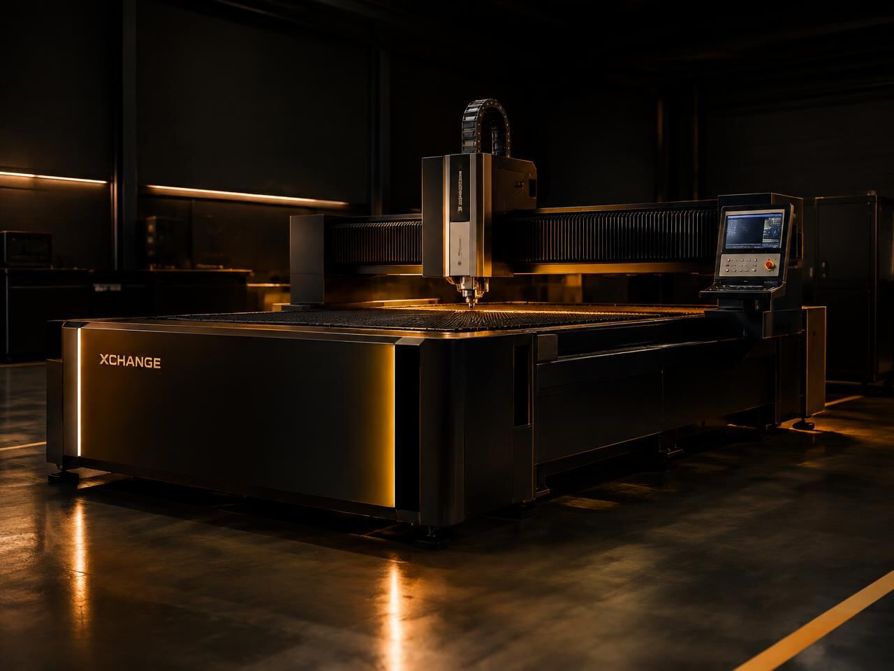 Professionele machine in een werkplaats